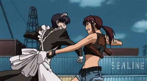 Black Lagoon Revy Vs Roberta Black Lagoon Revy Vs Roberta