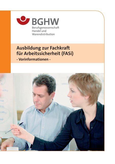 Ausbildung Zur Fachkraft F R Arbeitssicherheit Fasi