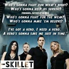 Skillet-Hero lyrics Music Pics, Music Tv, Music Stuff, Music Bands, Acoustic Guitar Lessons ...