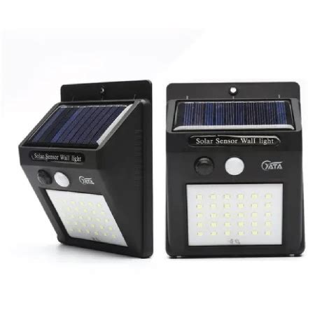 Luminária Solar Parede 20 Led Sensor Movimento Externa 6w Golden Sky