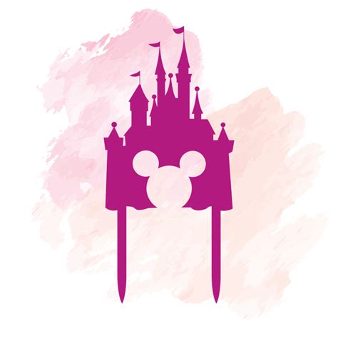 Cinderella Castle Stencil