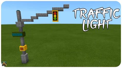 Minecraft How To Build A Traffic Light In Minecraft Minecraft