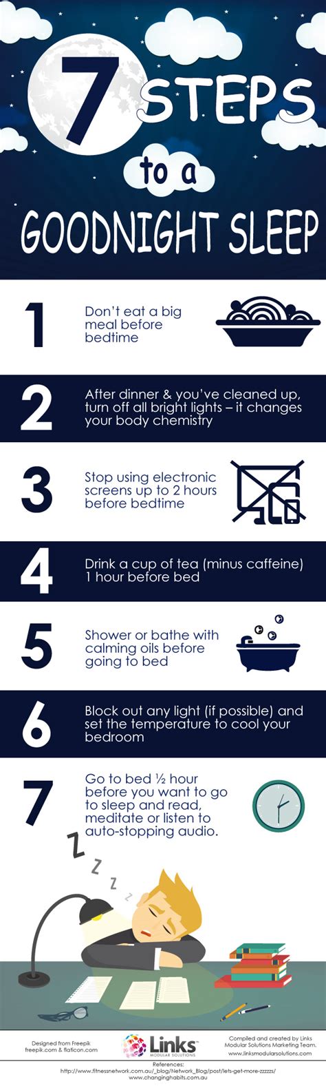 7 Steps To A Good Night Sleep