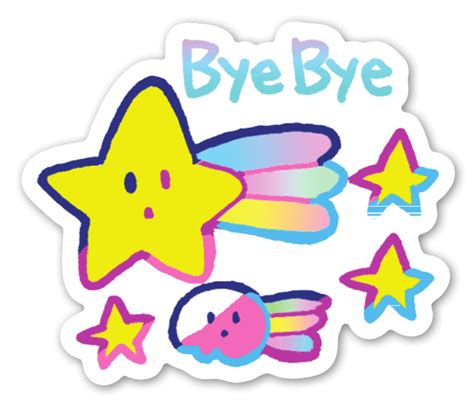 Buy Bye Bye - Die cut stickers | StickerApp