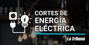 Cortes de energía eléctrica programados para este jueves en Honduras