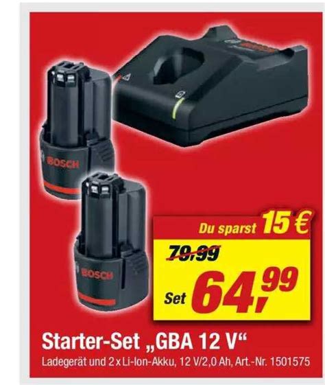 Starter Set „gba 12 V” Angebot Bei Toom Baumarkt