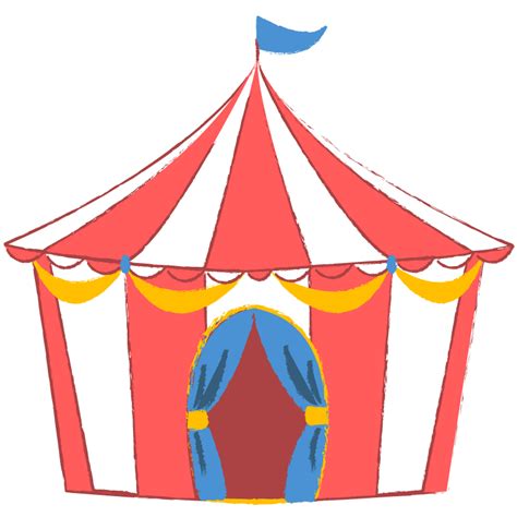 Circus Amigurumi Tent Illustration Carpa - carnival tent png circus ...