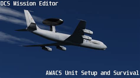 DCS Mission Editor Tutorial AWACS And AI Automatic Self Defense YouTube