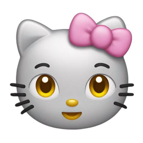 Hello Kitty Cute Whatsapp Emoji Ai Emoji Generator