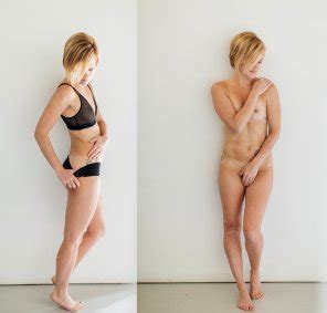 Shy Blonde MILF Porn Pic