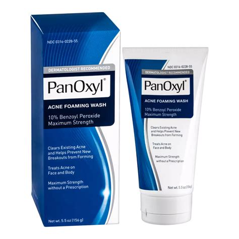 Panoxyl Acne Foaming Wash With 10 Benzoyl Peroxide Thunders Boutique Hn