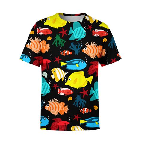 Tropical Fish T Shirt Hoodie Lab