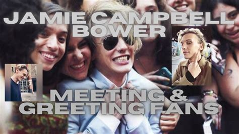 Jamie Campbell Bower Meeting Greeting Fans Compilation Part