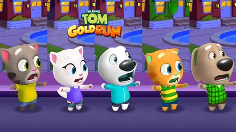 Talking Tom Gold Run Talking Tom Vs Talking Angela Vs Talking Hank Vs Talking Ginger Vs Talking