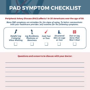 PAD Downloads for Patients & Loved Ones - Lam Vascular & Associates