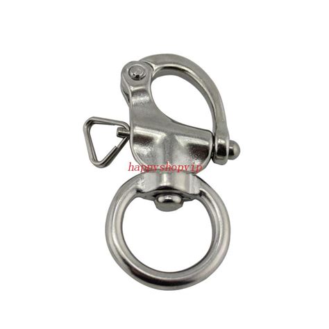 Hsv D Ring Type Swivel Snap Hook Rotary Shackle Stainless Steel