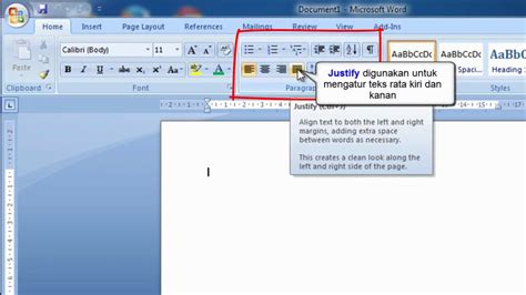 Tutorial Microsoft Word 2007 Youtube