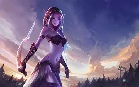 Download Wow Classic Sexy Elf Wallpaper