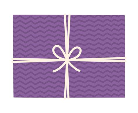 purple gift box illustration 4428960 Vector Art at Vecteezy