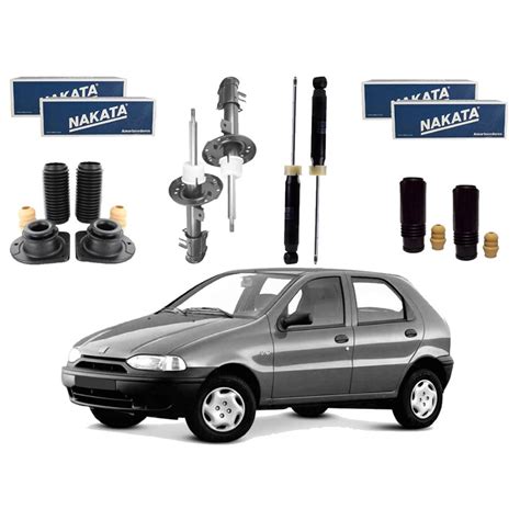 Kit Amortecedor Dianteiro Traseiro Nakata Original Fiat Palio 1 0 1 5 1