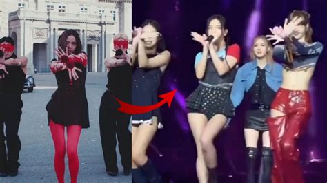 Blackpink üyeleri Danslarını değiştirip Jisoo nun FLOWER dansını