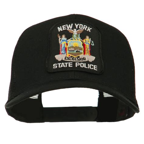 New York State Police Patched Mesh Back Cap | Enforcement Designed | e4Hats – e4Hats.com