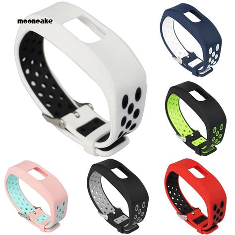 Moon Replacement Adjustable Soft Silicone Strap Wrist Watch Band For