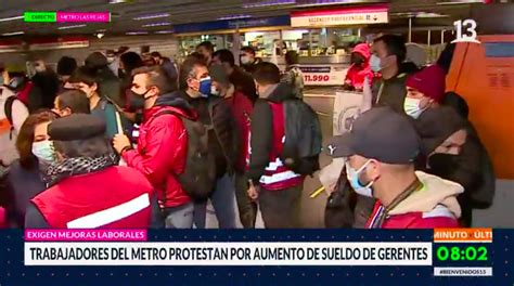 Trabajadores De Metro Protestan Exigiendo Mejoras Laborales