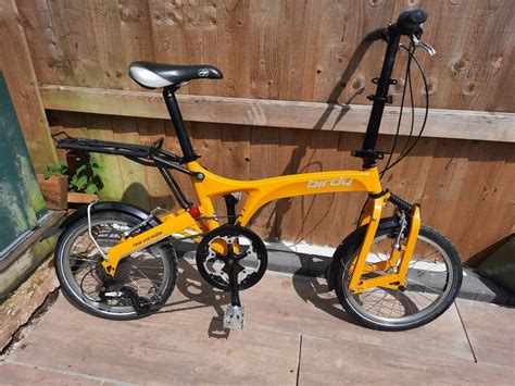 Riese Muller Birdy Folding Bike In Yellow Excellent Condition