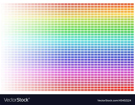 Hsv Color Palette With Every Hue Light To Bright Vector Image