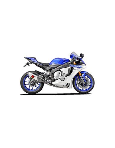 Sistema Completo Evolution Line Titanio Akrapovic Para Yamaha Yzf R