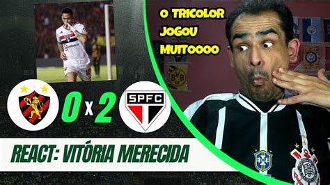 REACT SPORT 0X2 SÃO PAULO TRICOLOR CONSEGUE VITÓRIA IMPORTANTE E