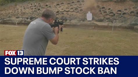 Supreme Court Strikes Down Bump Stock Ban Youtube