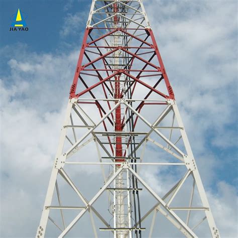 Three Leg Angle Steel Lattice Telecom Telecommunication Broadcasting Radio Communication Mast