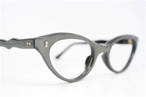 Gray Cat Eye Glasses Retro Vintage Etsy Cat Eye Glasses Glasses