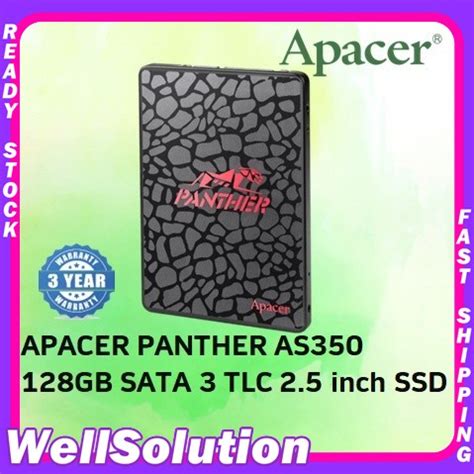 APACER PANTHER AS350 128GB 2.5 inch TLC SATA 3 SSD SIMILAR A400 AS340 ...