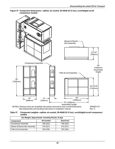 Compressor models, Table 37, Models | Liebert Precision Cooling System ...