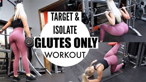 Target Your Glutes Glute Focus Gym Workout Youtube