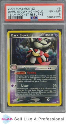 Pokemon Ex Team Rocket Returns Dark Slowking Holo Psa Ebay