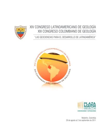 Xiv Congreso Latinoamericano De Geolog A Xiii Congreso Colombiano De