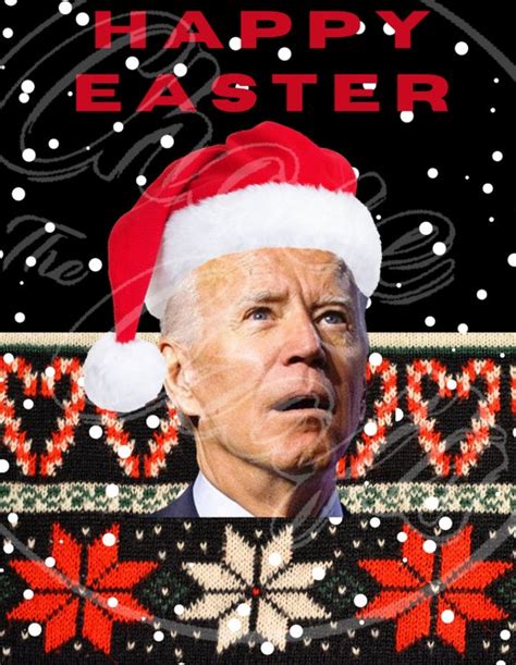 Joe Biden Happy Easter Png Svg Etsy