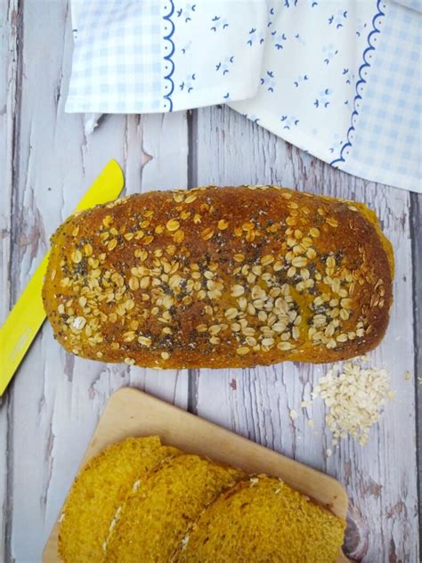 Pan De Molde Integral Con Calabaza Cocinando Para Mis Cachorritos