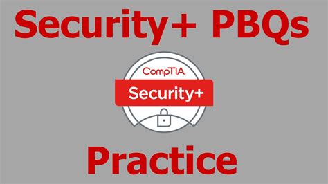 Security Performance Based Questions Pbqs Sy Practice Youtube