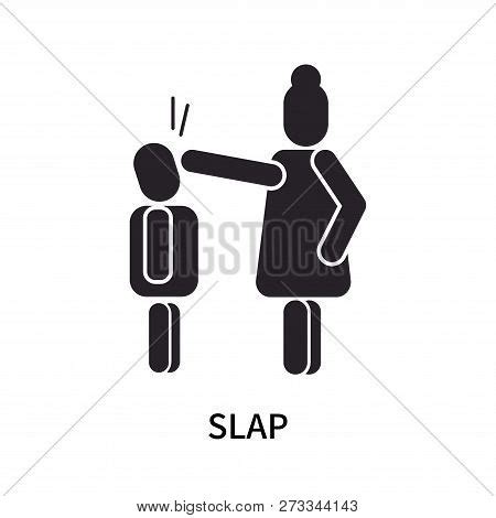 Slap Icon Isolated On Vector Photo Free Trial Bigstock