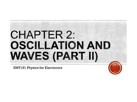 Solution Oscillation Waves Part 2 Studypool