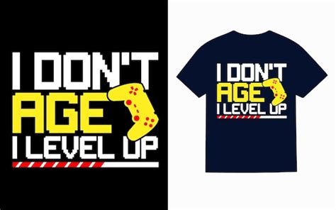 Premium Vector Gaming T Shirt Design Typography Custom Vector T Shirt