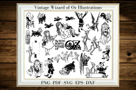 Vintage Wizard of Oz Graphic by Hedgehog and Butterfly · Creative Fabrica