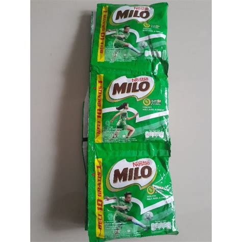 Jual MILO ACTIV GO 22 G 1 RENCENG ISI 10 GRATIS 1 Shopee Indonesia