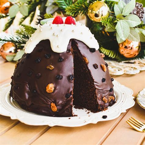 Chocolate Christmas Pudding Cake Cooking With Nana Ling