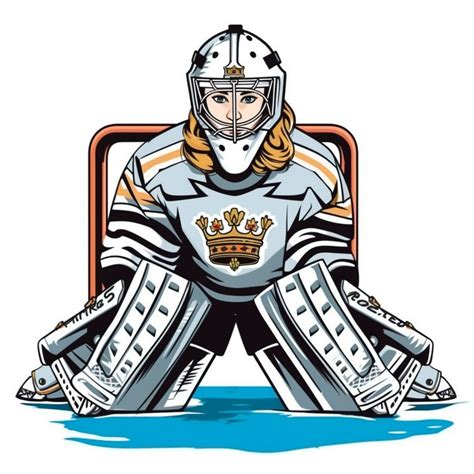 Clipart Of Female Hockey Goalie Clip Art Library